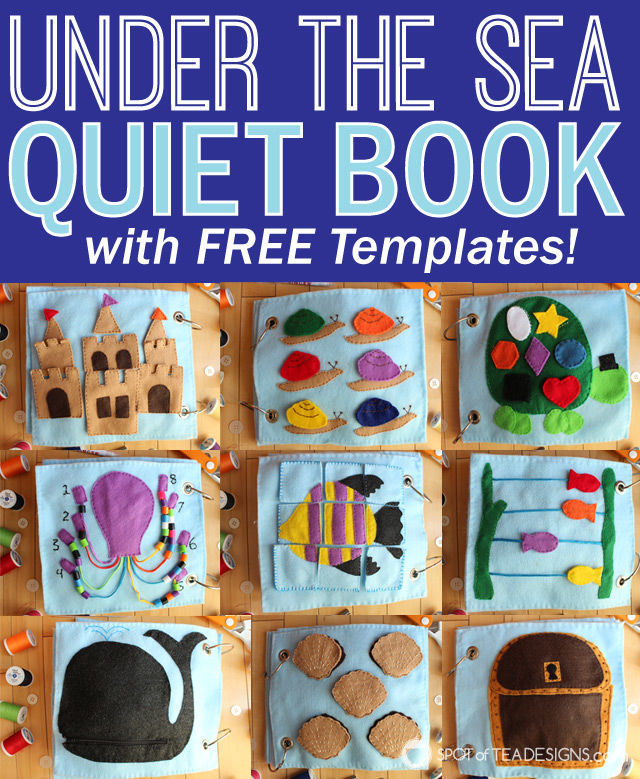 under the sea quiet book part i spot of tea designs