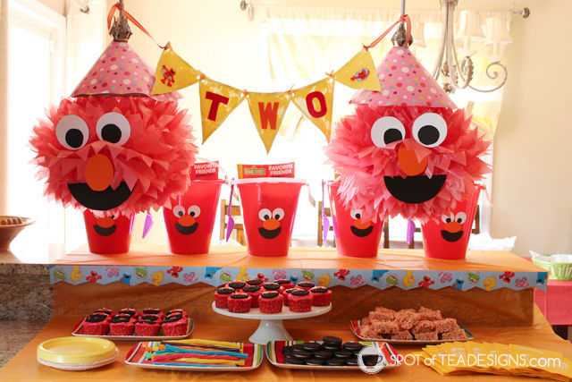 Elmo Birthday Party: The Full Party Details - Spot of Tea Designs