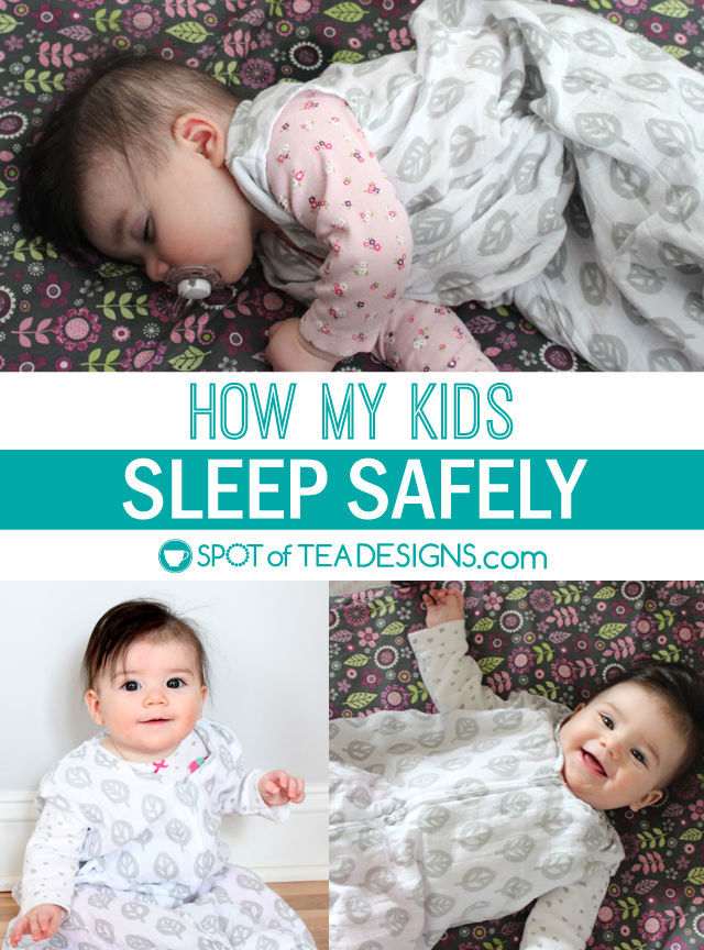How my kids sleep safely and a GIVEAWAY Spot of Tea Designs