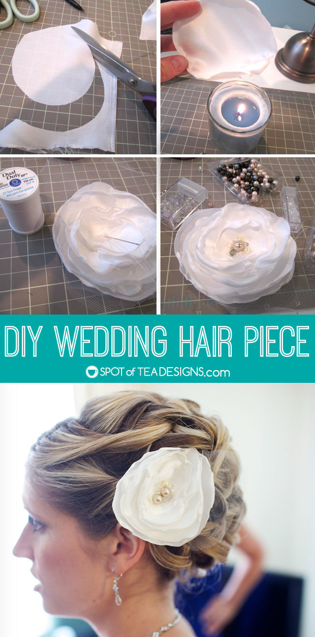 Wedding hair 2024 pieces diy