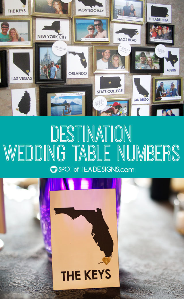 Download Destination Wedding Table Numbers