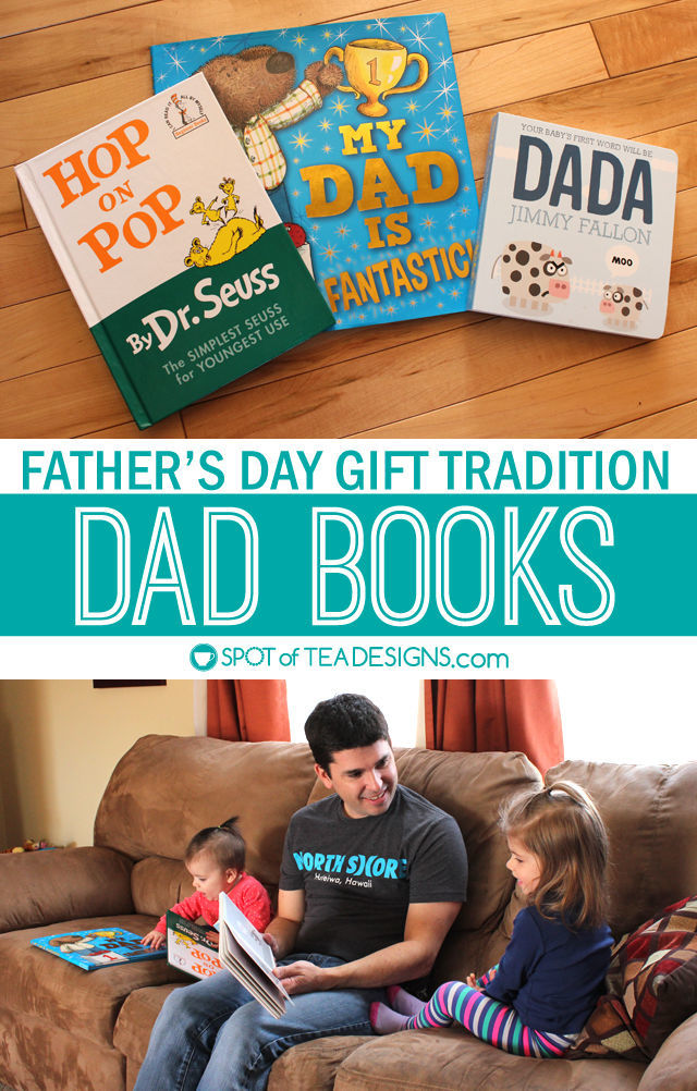 Father's Day Gift Tradition Dad Books Spot of Tea Designs