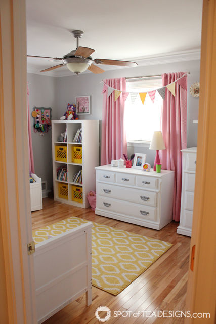 Yellow pink deals bedroom