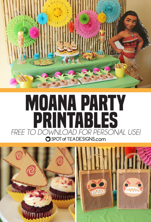 Download Moana Party Printables To Download Free And Use At Your Party