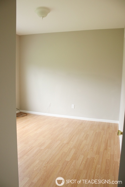 Nehil Home Tour: the "before" photos - back office | spotofteadesigns.com