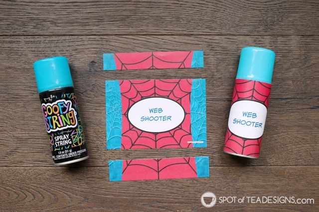 5+ budget friendly spider-man party hacks - personalized chocolate bar wrappers used for party favors | spotofteadesigns.com