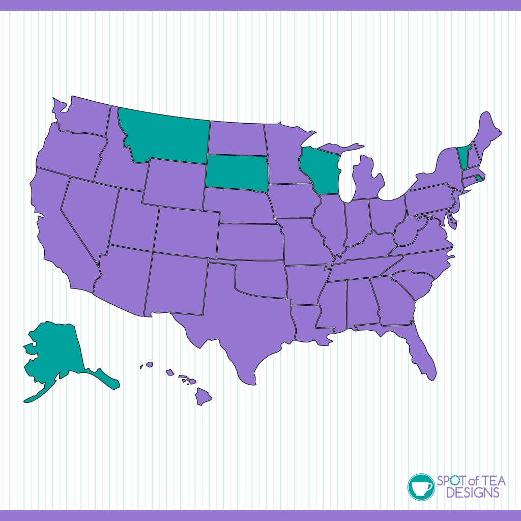 Spot of Tea Designs Etsy Shop Purchasing States | spotofteadesigns.com