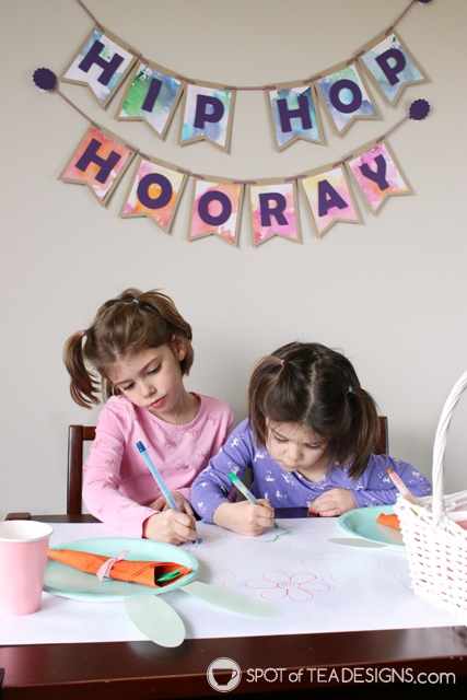 Easter Kids Table Tips and Tricks | spotofteadesigns.com