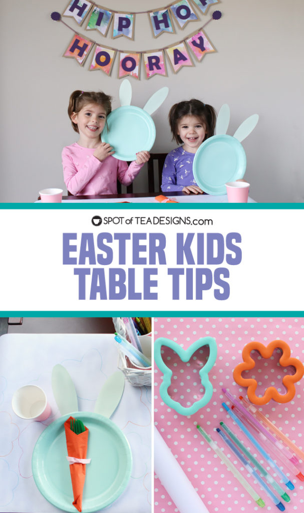 Easter Kids Table Tips and Tricks | spotofteadesigns.com