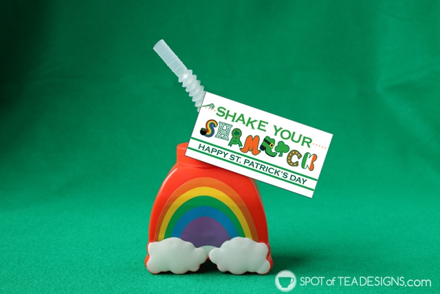 St. Patrick's Day party printables - instant download tags and bag toppers | spotofteadesigns.com