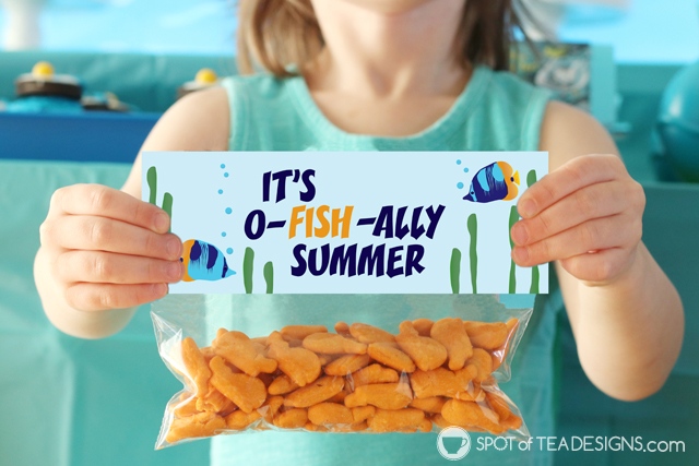 Its ofishally summer bag topper - great last day of school gift | spotofteadesigns.com