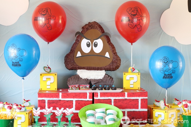 Super Mario Party Hacks - with free printables | spotofteadesigns.com