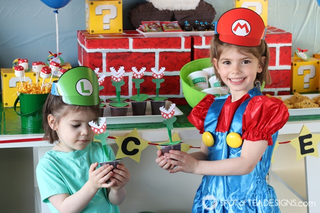 Super Mario Party Hacks - with free printables | spotofteadesigns.com