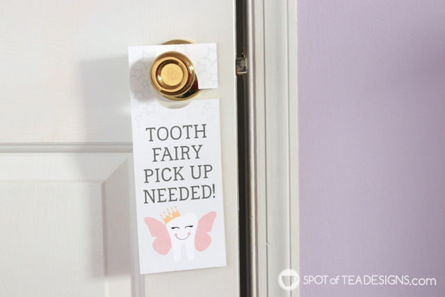 Tooth Fairy Kit - both boy and girl versions are available for instant download. Includes items for first lost tooth and any one after! | spotofteadesigns.com