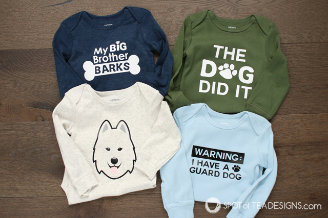 Download Baby Onesies For Dog Lovers Spot Of Tea Designs