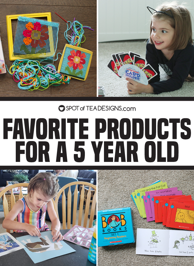 Favorite products for a 5 year old girl | spotofteadesigns.com