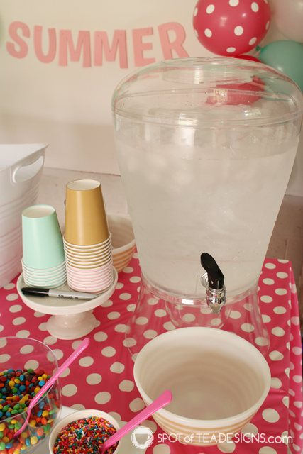 Tips for hosting an ice cream social | spotofteadesigns.com