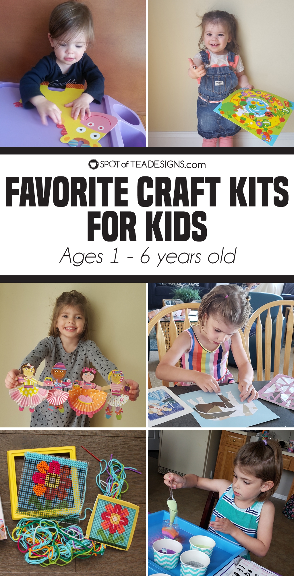 20+ Favorite Craft Kits for Kids Ages 1 - 6 years - Spot of Tea Designs