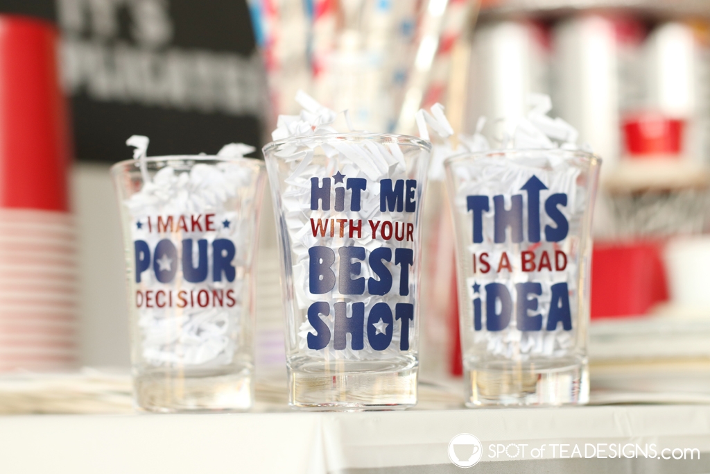 Personalized 21st birthday shot glasses, 21st birthday party favors –  Factory21 Store