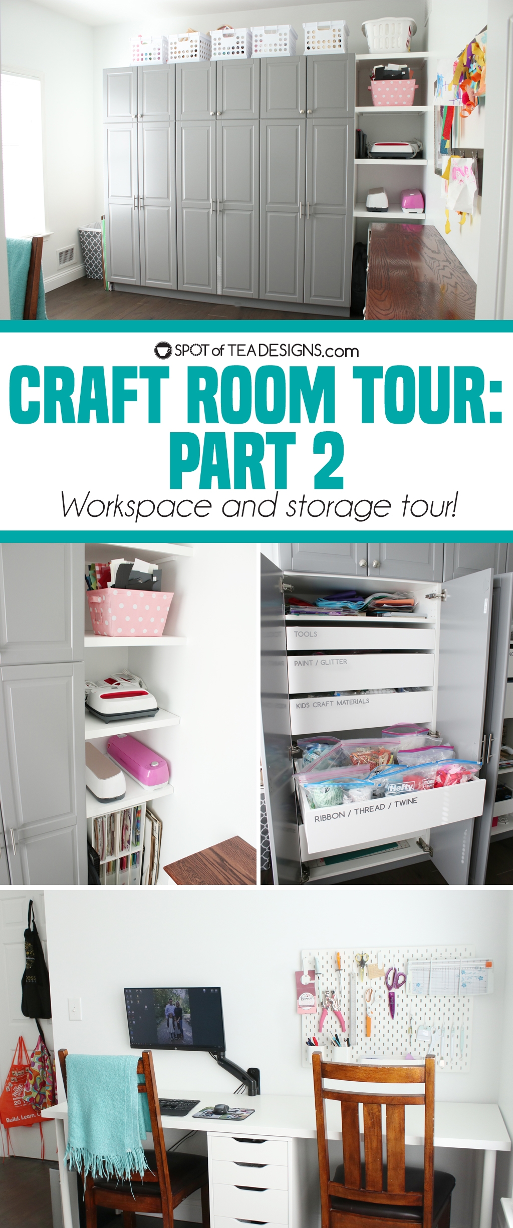 Craft Room Organization + Décor Resources - Happiness is Homemade