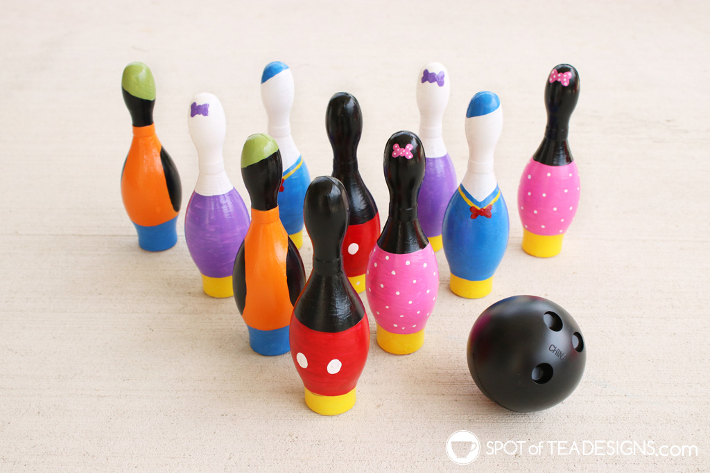 Mickey mouse hot sale bowling set